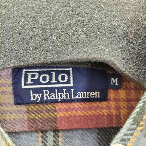 ポロバイラルフローレン Polo by RALPH LAUREN 90s フランネルチェックシャツ メンズ JPN:M