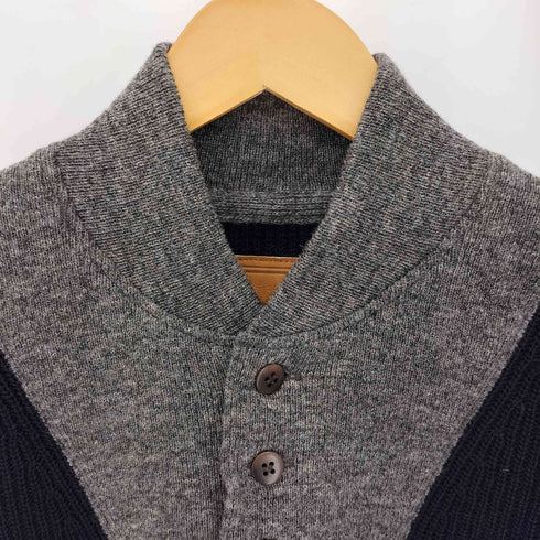 バイグラッドハンド BY GLADHAND RED GENT JEEP KNIT レッドジェント ヘンリーネック ジープニット セーター メンズ M