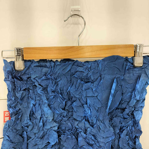 イッセイミヤケ ISSEY MIYAKE 99AW 銀タグ シワ加工 プリーツ フレア スカート レディース JPN:M