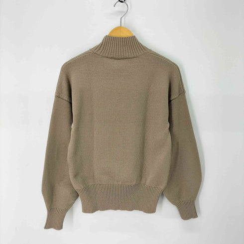 デミルクスビームス Demi-Luxe BEAMS コットン混 パフスリーブニット レディース