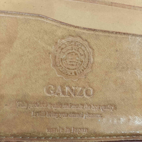 ガンゾ GANZO Made In Japan CORDOVAN コードバン レザー ウォレット 本革 二つ折り財布 メンズ