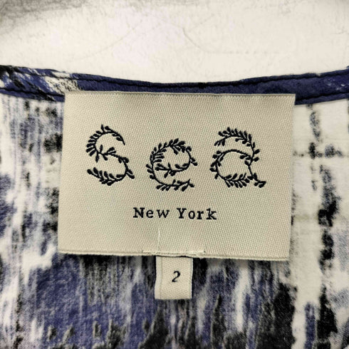 シーニューヨーク sea new york タイダイ シアサッカーブラウス レディース 2