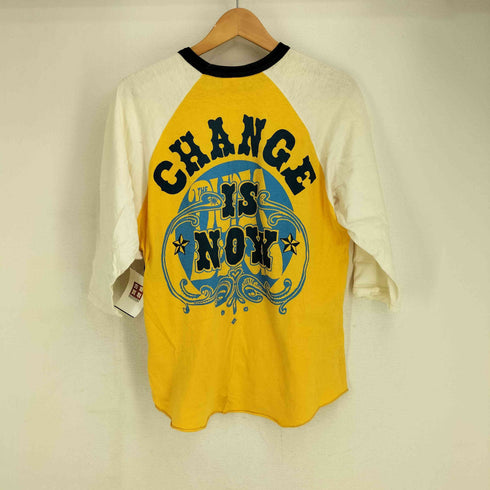 BOOTLEGGERS FULL DIPPED BYRDSプリント ラグランスリーブ 七分袖 Tシャツ メンズ JPN:L