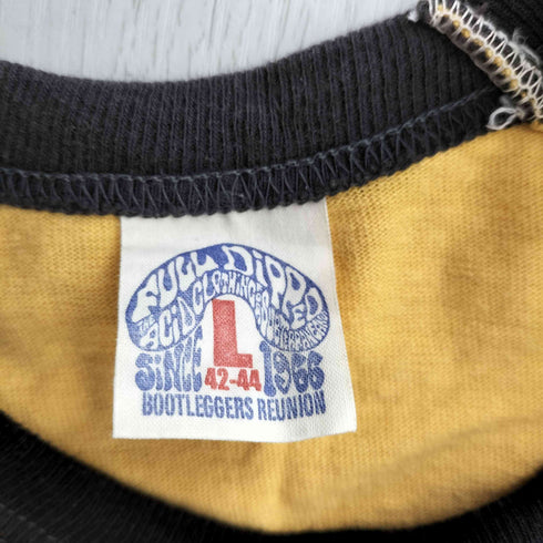 BOOTLEGGERS FULL DIPPED BYRDSプリント ラグランスリーブ 七分袖 Tシャツ メンズ JPN:L