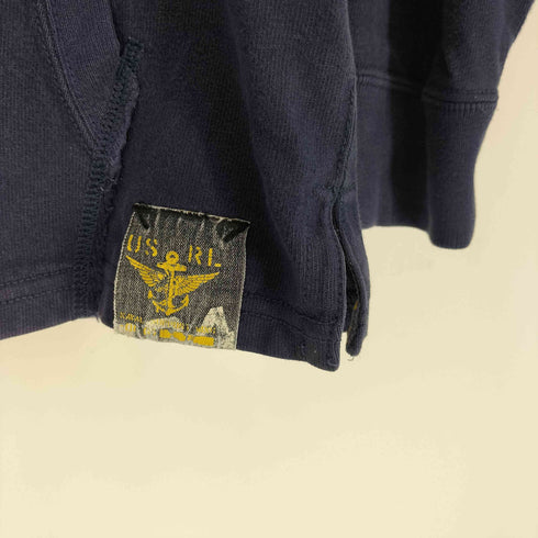 ポロバイラルフローレン Polo by RALPH LAUREN 90S US RL 裏地サーマル ハーフジップ プルオーバー パーカー レディース