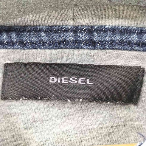 ディーゼル DIESEL デニム切替スウェットジップアップパーカー メンズ import:XS