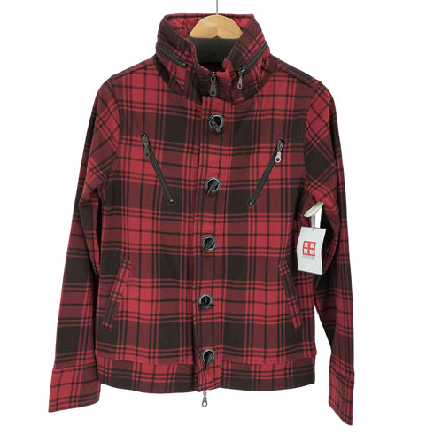 インザアティック In The Attic マルチギミック チェックハイネックジャケット Y2K メンズ JPN:M