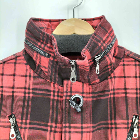 インザアティック In The Attic マルチギミック チェックハイネックジャケット Y2K メンズ JPN:M