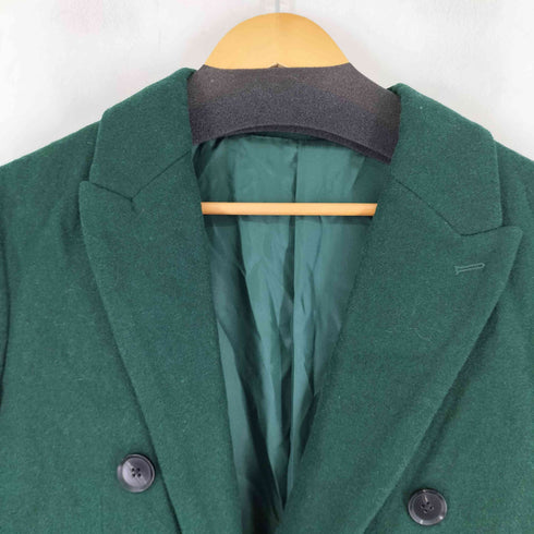 ノーアイディー NO ID. ウールダブルチェスターコート メンズ