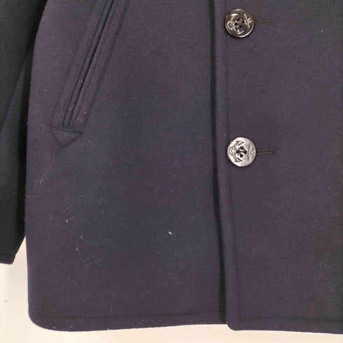 オーシバル ORCIVAL ウール混 丸襟 フード付き メルトンピーコート レディース JPN:2