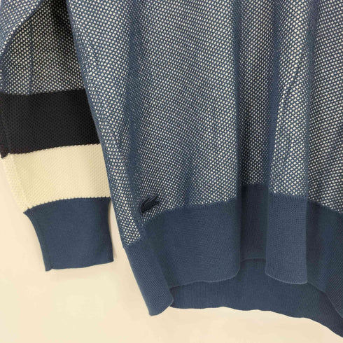 ラコステ LACOSTE ラインカラー Vネック ニット メンズ 38