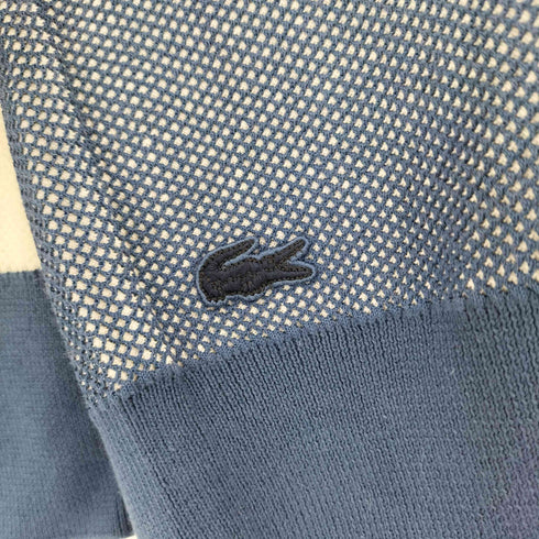 ラコステ LACOSTE ラインカラー Vネック ニット メンズ 38