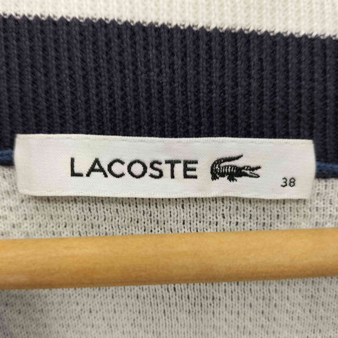 ラコステ LACOSTE ラインカラー Vネック ニット メンズ 38