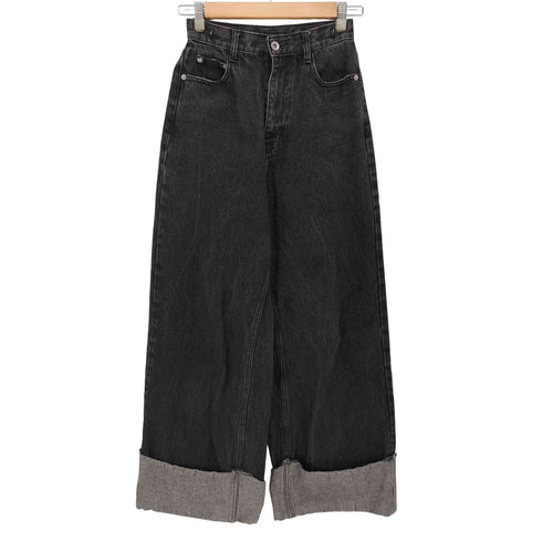 ページボーイ PAGEBOY コットン ワイド デニム パンツ レディース 25S