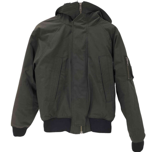 ギャップ Gap HOODED BOMBER PRIMALOFT 中綿 裏地キルト N2B型 フーデット ボンバー フライト ジャケット プリマロフト 短丈 Y2K メンズ import:XS