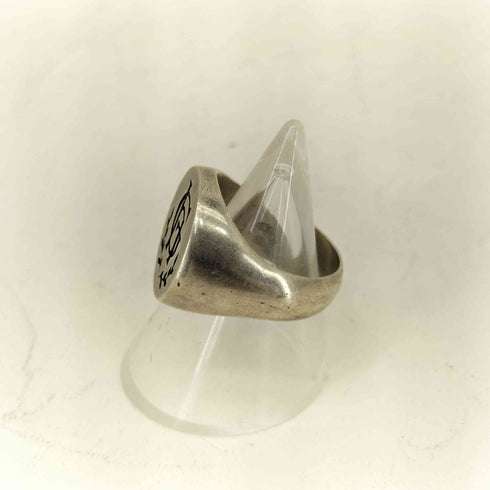 グラッドハンド GLADHAND Plain Ring ロゴ Sterling刻印 プレーンシグネットリング メンズ 13号