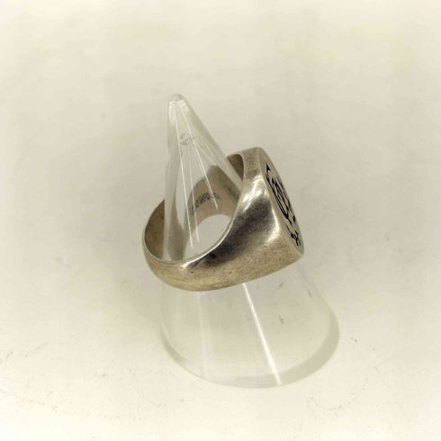 グラッドハンド GLADHAND Plain Ring ロゴ Sterling刻印 プレーンシグネットリング メンズ 13号