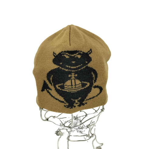 ヴィヴィアンウエストウッドアクセサリー Vivienne Westwood Accessories オーブロゴプリント ビーニー レディース