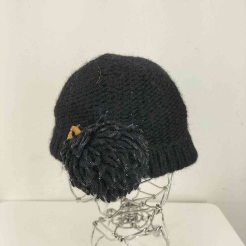 ヴィヴィアンウエストウッドアクセサリー Vivienne Westwood Accessories オーブロゴパッチ ボンボン ニット帽 レディース
