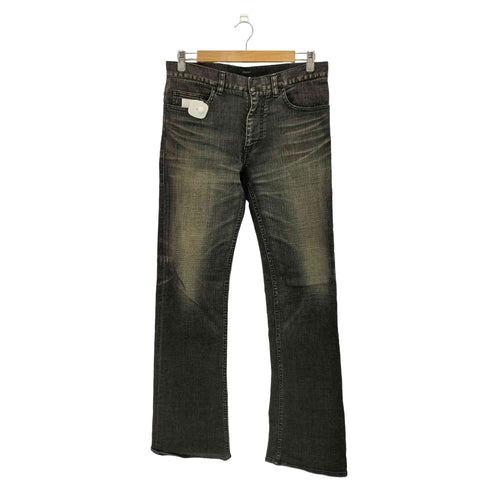 ウォッシュドデザイン セミフレア ストレッチ デニムパンツ Y2K メンズ 44