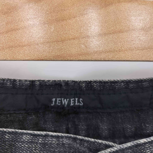 ウォッシュドデザイン セミフレア ストレッチ デニムパンツ Y2K メンズ 44