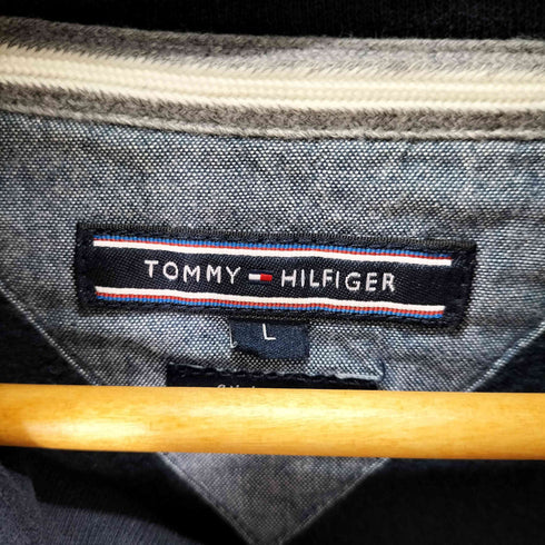 トミーヒルフィガー TOMMY HILFIGER ショールカラースウェット メンズ import:L