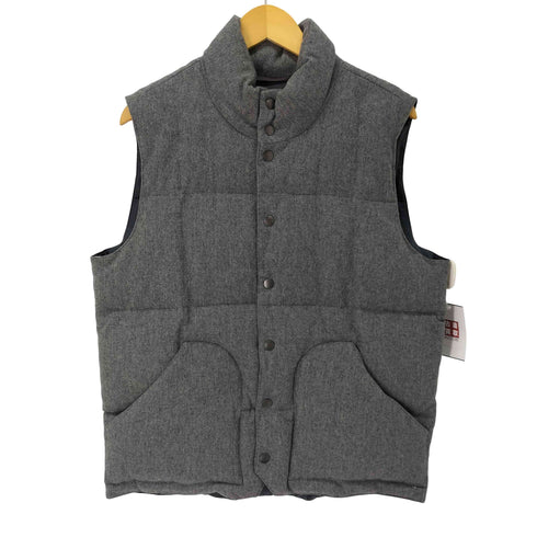 グリーンレーベルリラクシング GREEN LABEL RELAXING ウール ダウンベスト メンズ JPN:L