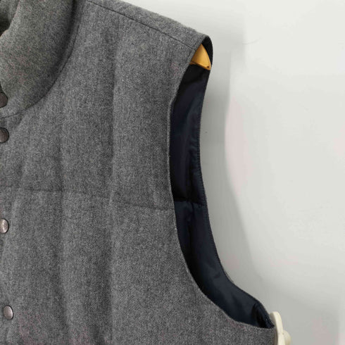 グリーンレーベルリラクシング GREEN LABEL RELAXING ウール ダウンベスト メンズ JPN:L