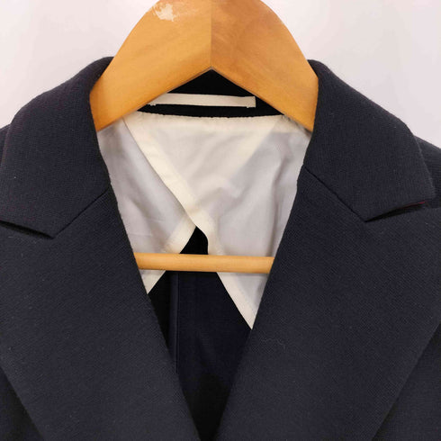 ダブルスタンダードクロージング DOUBLE STANDARD CLOTHING 金ボタン ストレッチ ミラノ リブ ダブルブレストジャケット レディース 36