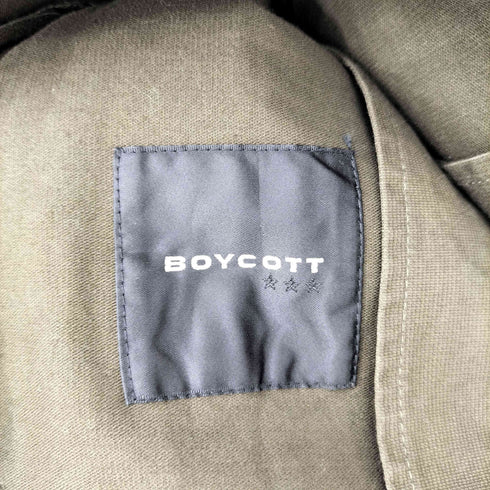 ボイコット BOYCOTT 00s ダブルジップ ミリタリージャケット Y2K メンズ 2