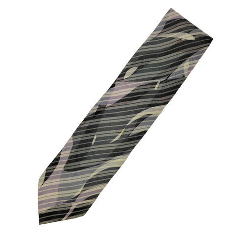 アイムプロダクトイッセイミヤケ im product ISSEY MIYAKE 80s マーブルデザイン リネン シルクネクタイ メンズ