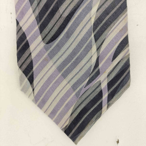 アイムプロダクトイッセイミヤケ im product ISSEY MIYAKE 80s マーブルデザイン リネン シルクネクタイ メンズ