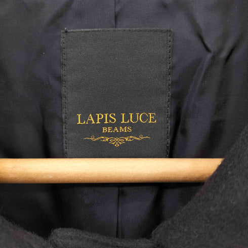 LAPIS LUCE BEAMS カシミヤ混 ステンカラーコート レディース 38