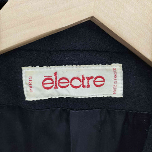 electre フランス製 ピュアウール ダブルブレスト チェスターコート メンズ