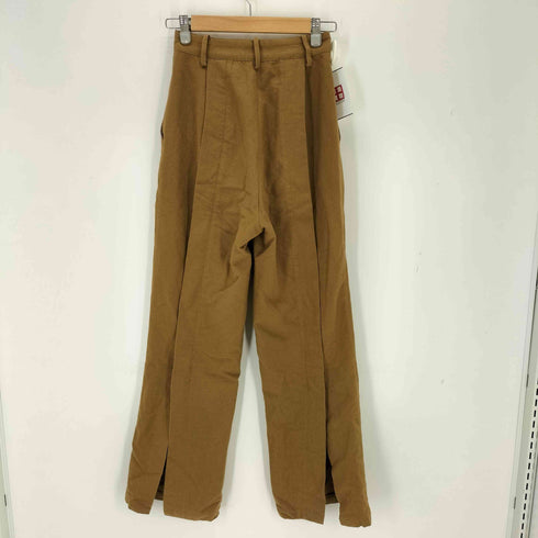 クラネ CLANE BACK SLIT STRAIGHT PANTS レディース 0