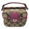 コーチ COACH シグネチャー レザー 2WAY ショルダー ハンドバック レディース