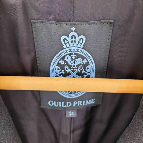 ギルドプライム GUILD PRIME カシミヤ混 ロング ウール チェスターコート レディース 34