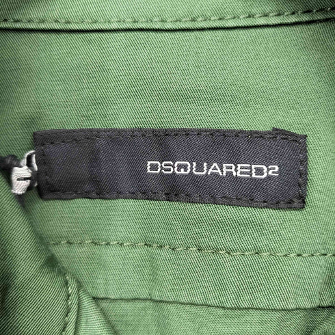 ディースクエアード DSQUARED2 ストレッチミリタリーシャツ レディース 40