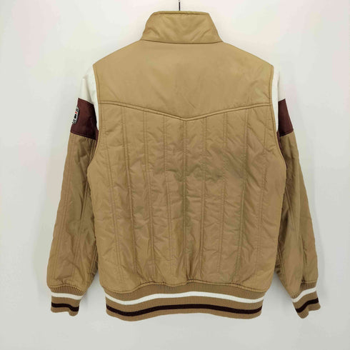 バンズ VANS 00S ワッペン キルティング ナイロン パテッドジャケット メンズ import:M