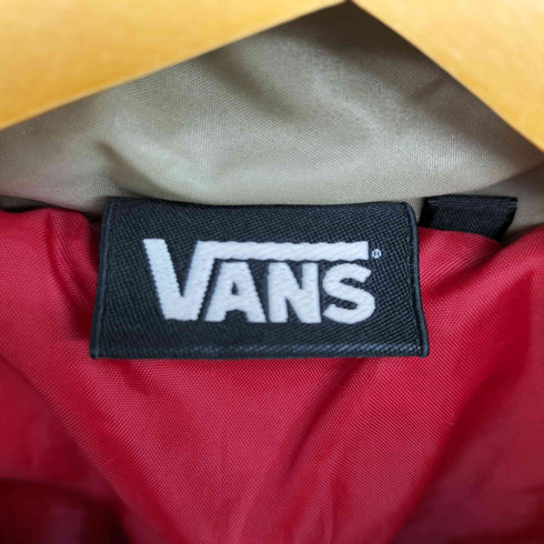 バンズ VANS 00S ワッペン キルティング ナイロン パテッドジャケット メンズ import:M