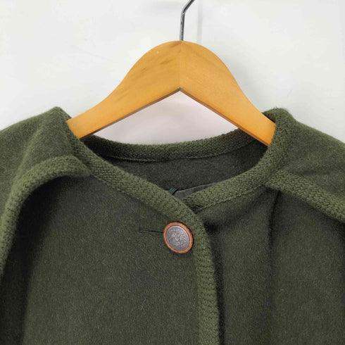 MADE IN ITALY アルパカ混 ケープコート レディース 40