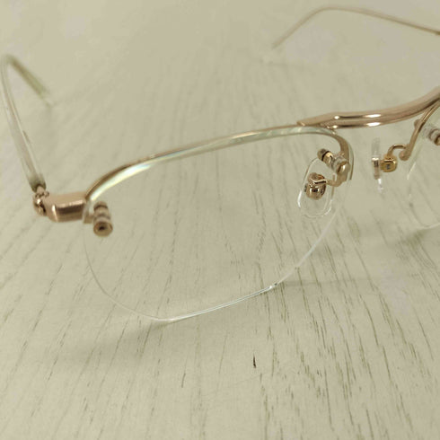 アヤメ Ayame HIGH WAY ダブルブリッジ メタルフレーム 眼鏡 メンズ 51口17