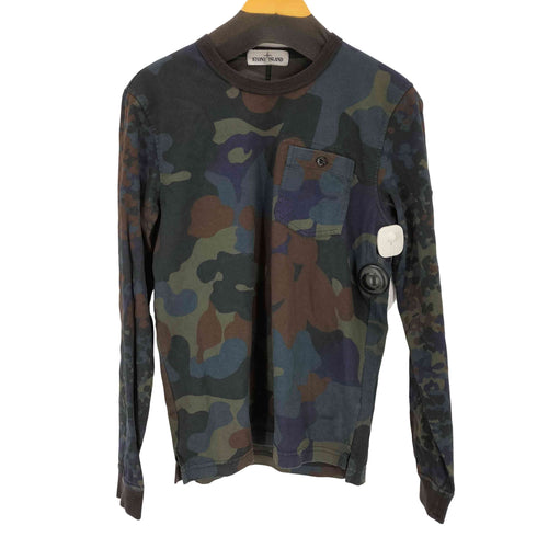 ストーンアイランド STONE ISLAND Camo Longsleeve Crewneck メンズ M