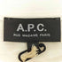 アーペーセー A.P.C. ロゴ刺繍 コットン クルーネックTシャツ メンズ import:S