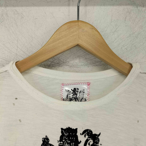 Morphine Generation Y2K グランジ カットオフ ダメージ加工 ショートスリーブTシャツ レディース S