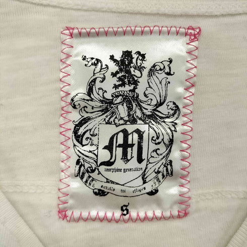 Morphine Generation Y2K グランジ カットオフ ダメージ加工 ショートスリーブTシャツ レディース S