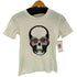 ルシアンペラフィネ Lucien Pellat-Finet イタリア製 スタッズデザインどくろTシャツ Y2K レディース import:XS