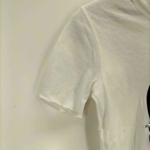 ルシアンペラフィネ Lucien Pellat-Finet イタリア製 スタッズデザインどくろTシャツ Y2K レディース import:XS