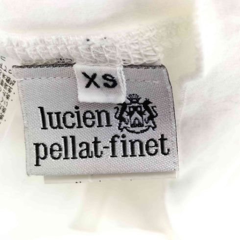 ルシアンペラフィネ Lucien Pellat-Finet イタリア製 スタッズデザインどくろTシャツ Y2K レディース import:XS