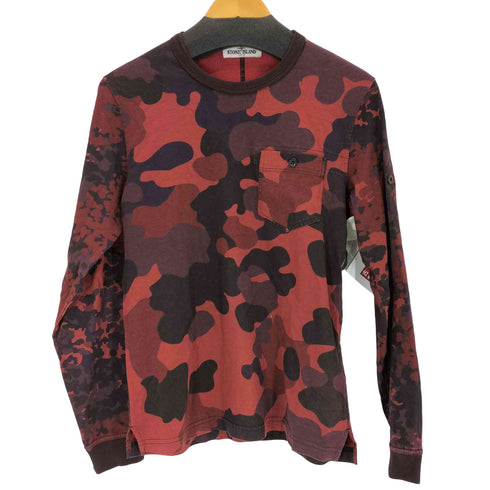 ストーンアイランド STONE ISLAND Camo Longsleeve Crewneck メンズ M